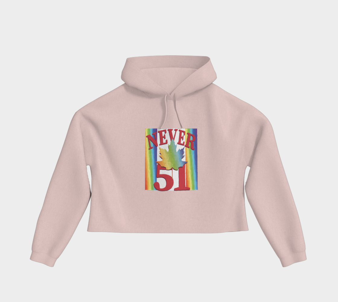 Elbows Up PRIDE Cropped Hoodie