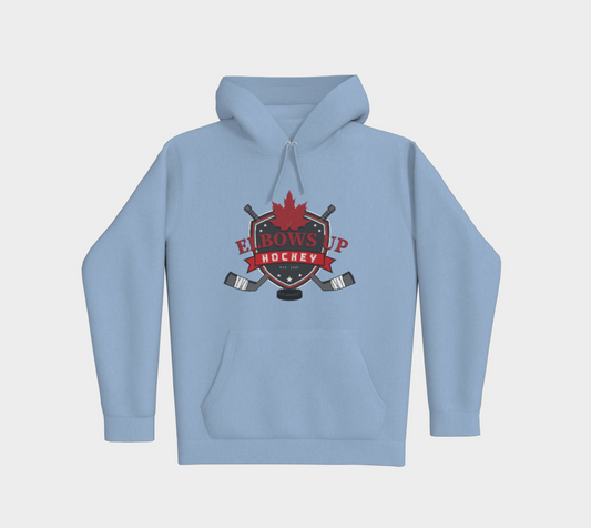 Elbows Up Hockey Premium Pullover Hoodie