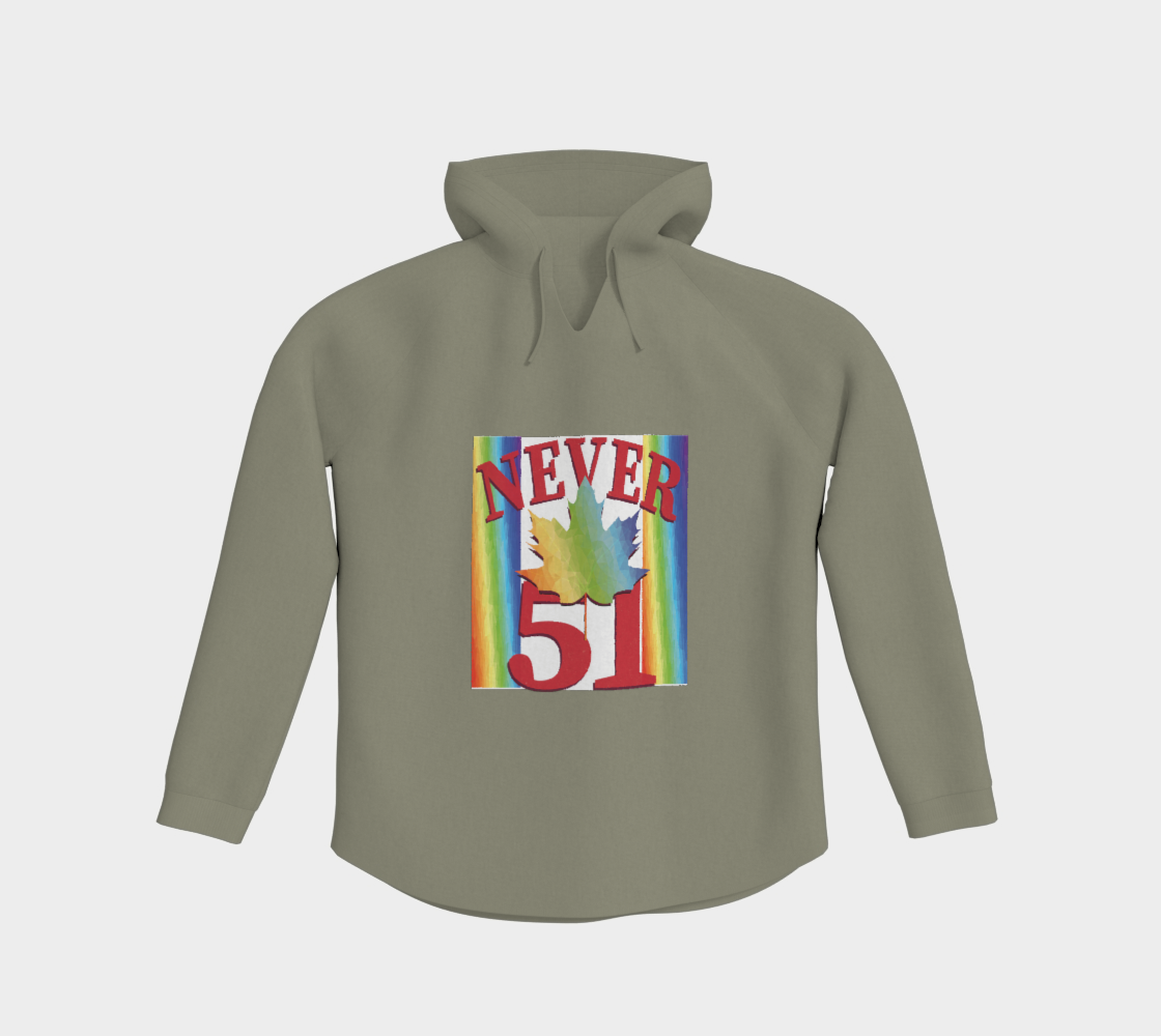 Never 51 PRIDE Light Pullover Hoodie