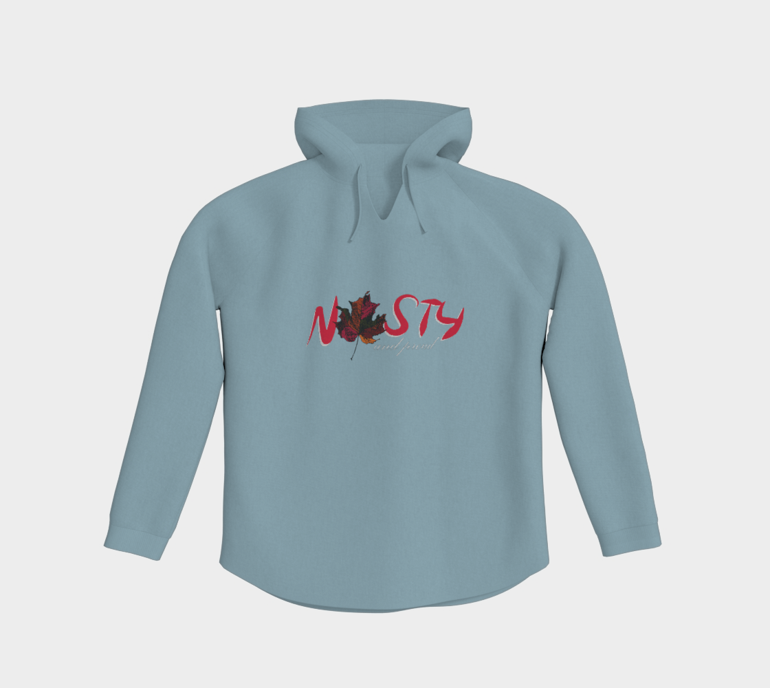 Nasty and Proud Light Pullover Hoodie Light Outline