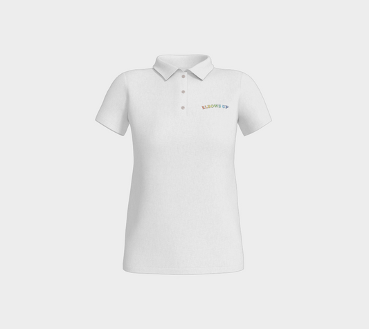 Elbows Up PRIDE Fitted Polo Shirt
