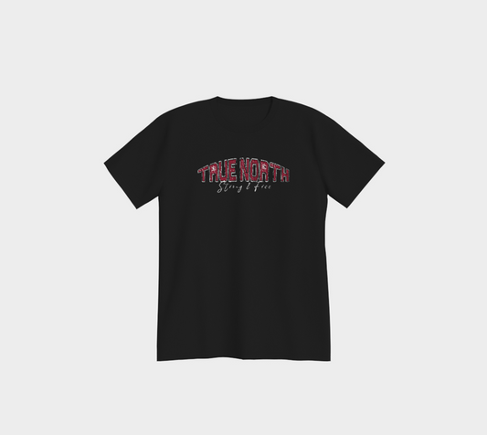 True North Strong & Free T-Shirt Light Outline