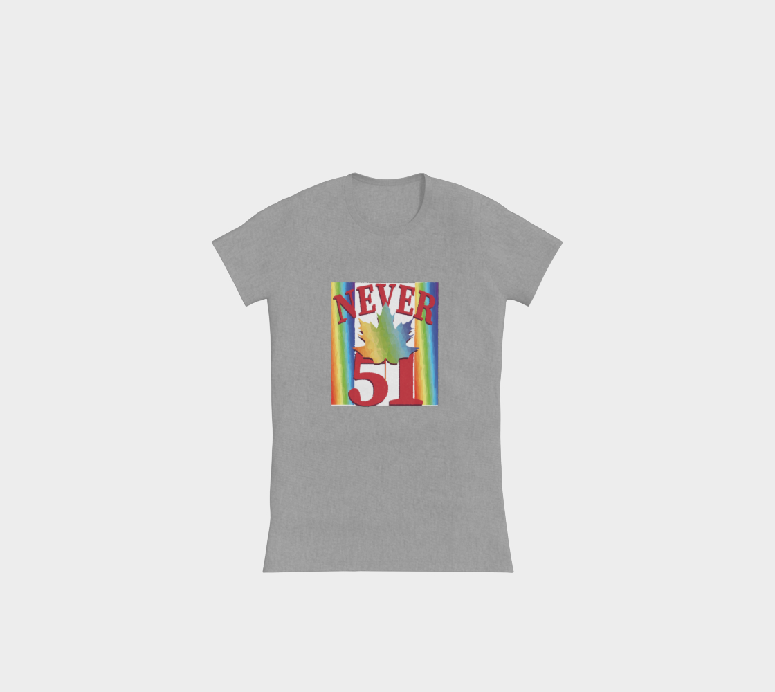 Never 51 PRIDE Slimline T-Shirt