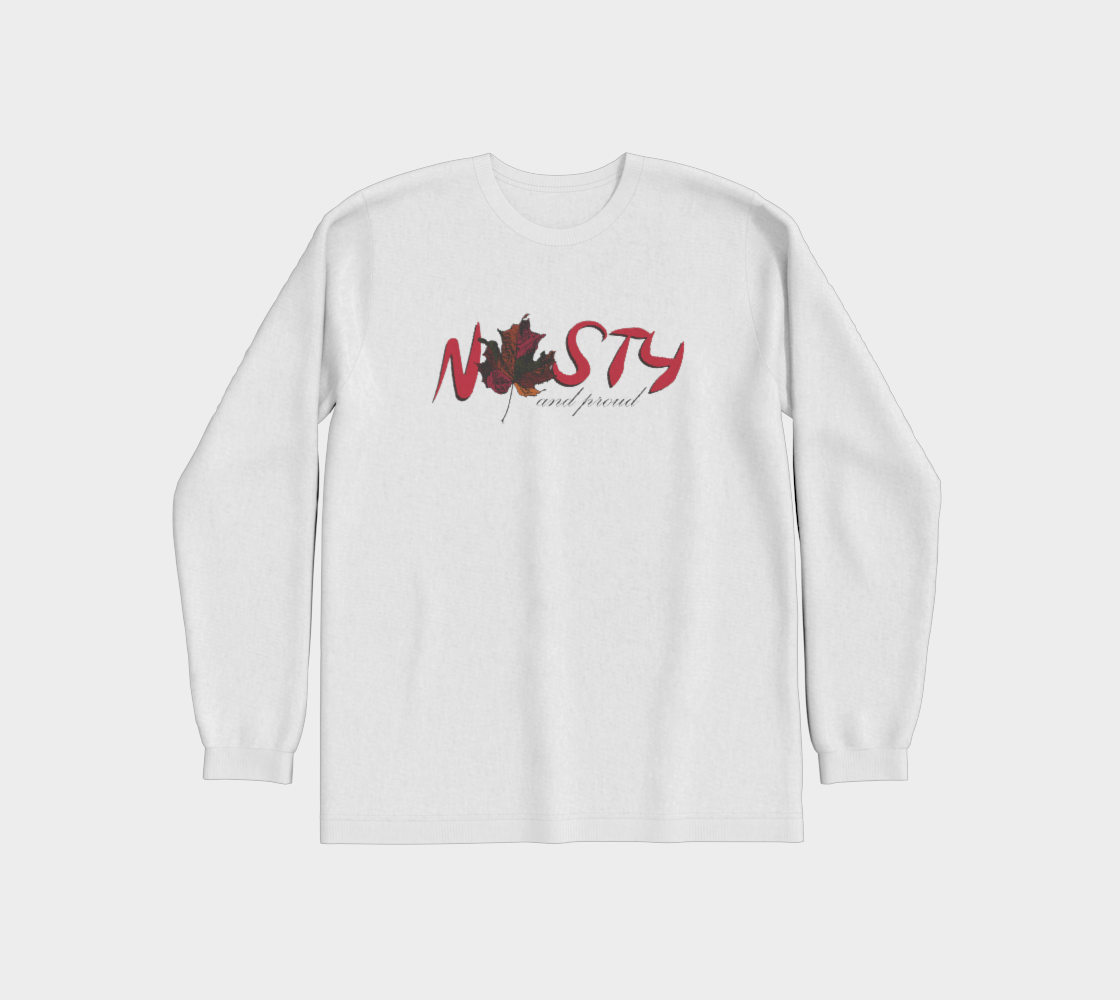 Nasty and Proud Premium Long-Sleeve Shirt Dark Outline