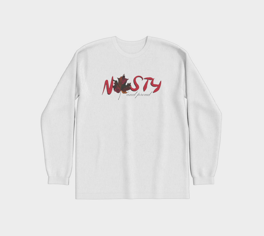 Nasty and Proud Premium Long-Sleeve Shirt Dark Outline
