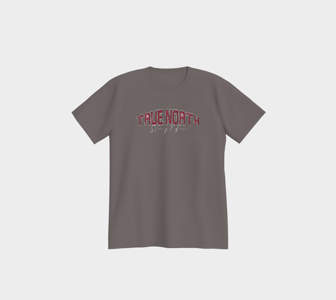 True North Strong & Free T-Shirt Light Outline
