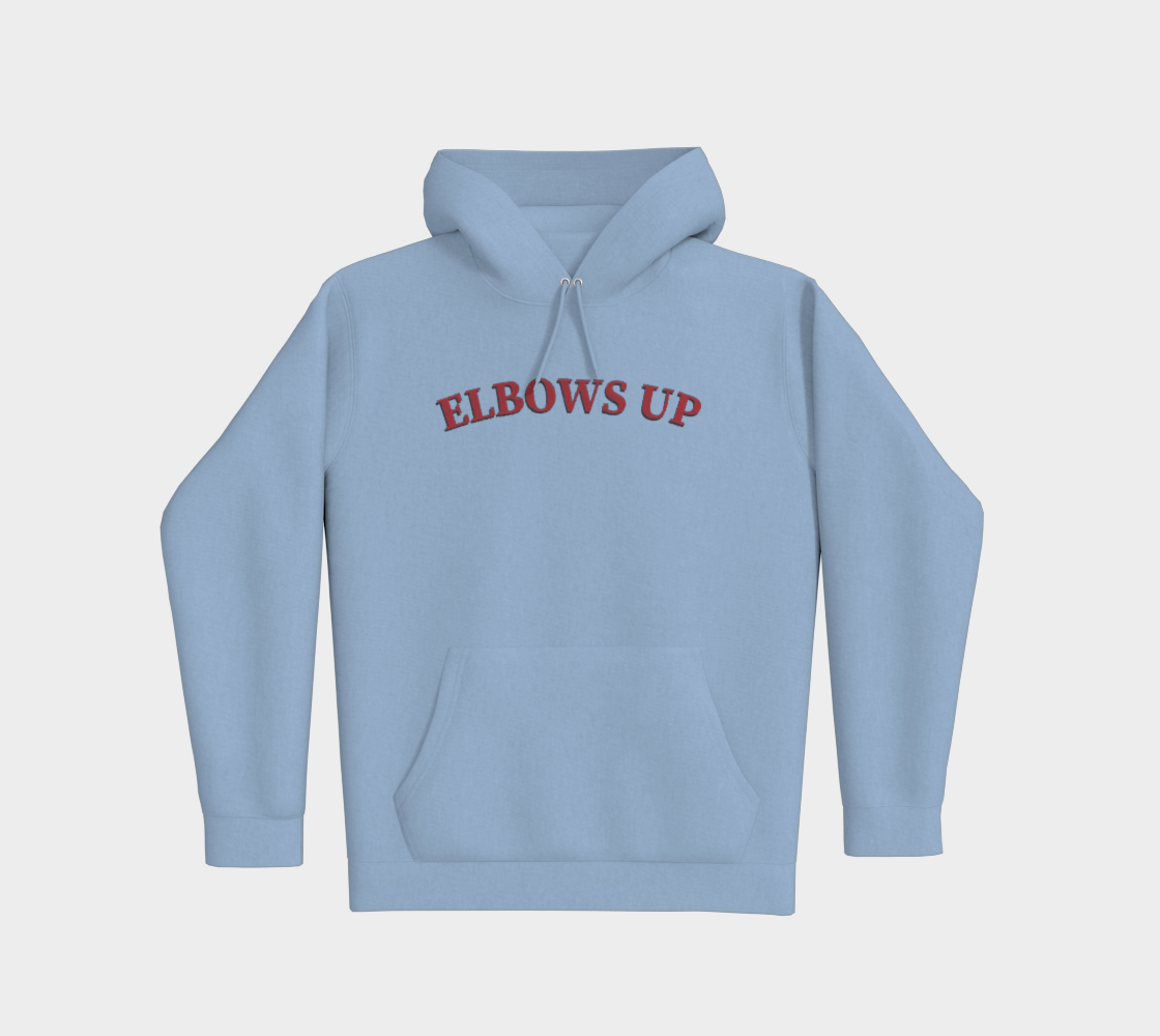 Elbows Up Never 51 Premium Hoodie