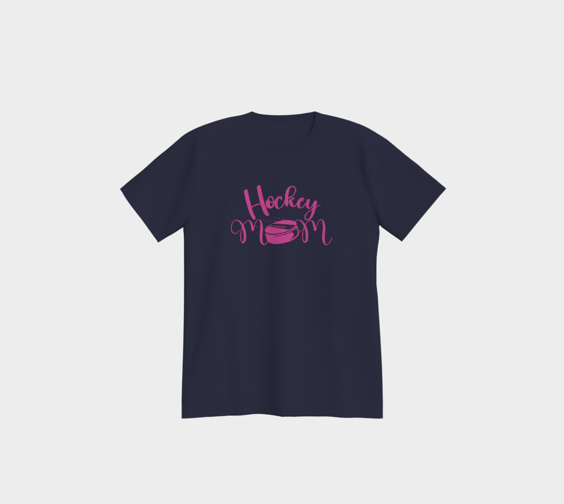 Hockey Mom Premium T-Shirt Pink Logo