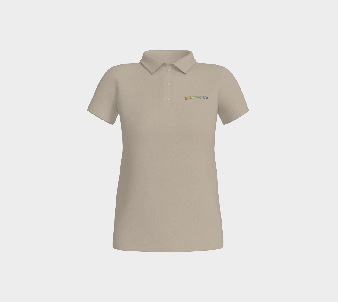 Elbows Up PRIDE Polo Shirt