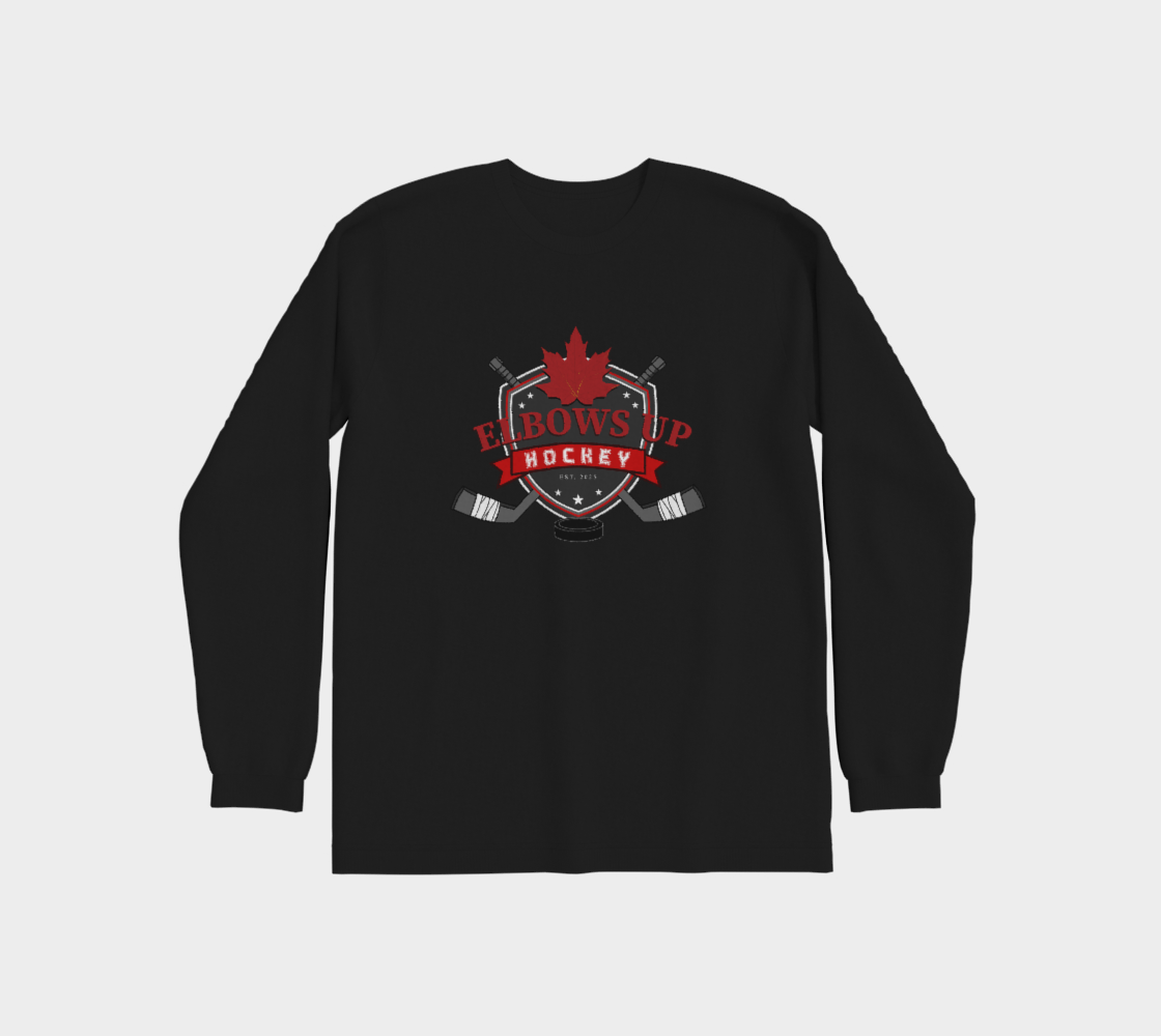 Elbows Up Hockey Premium Long Sleeve Shirt