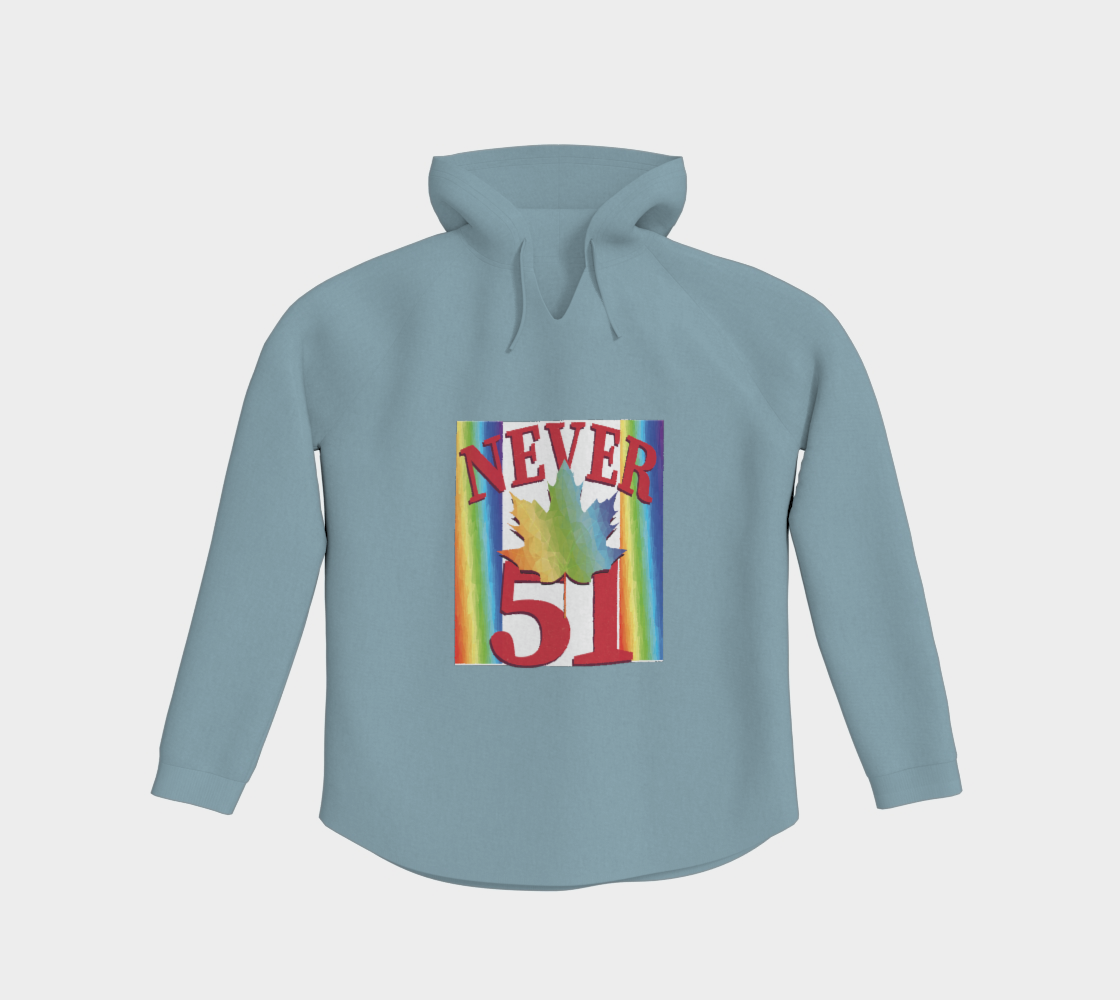 Never 51 PRIDE Light Pullover Hoodie