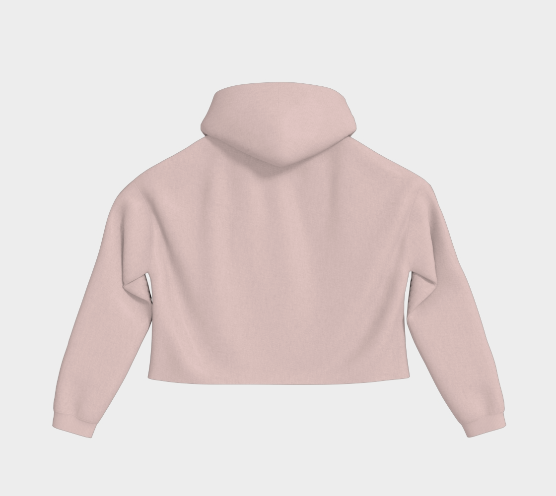 Elbows Up Cropped Pullover Hoodie
