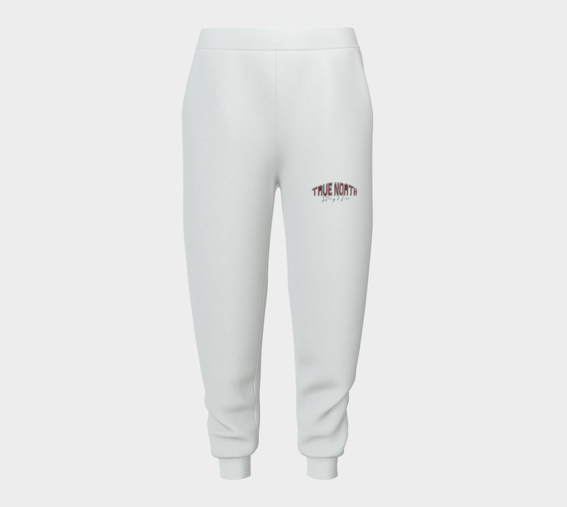 True North Strong and Free Jogger Dark Outline