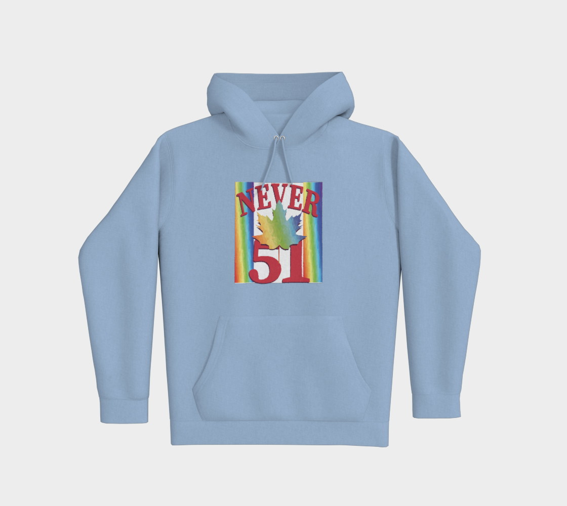 Never 51 PRIDE Premium Pullover Hoodie