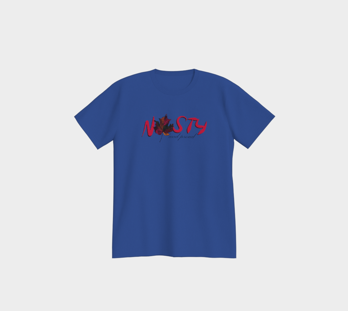 Nasty and Proud Premium T-Shirt Dark Outline