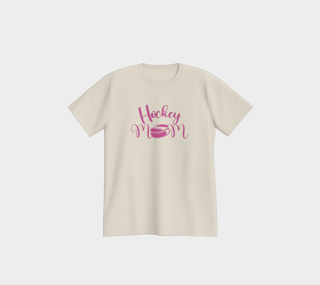 Hockey Mom Premium T-Shirt Pink Logo