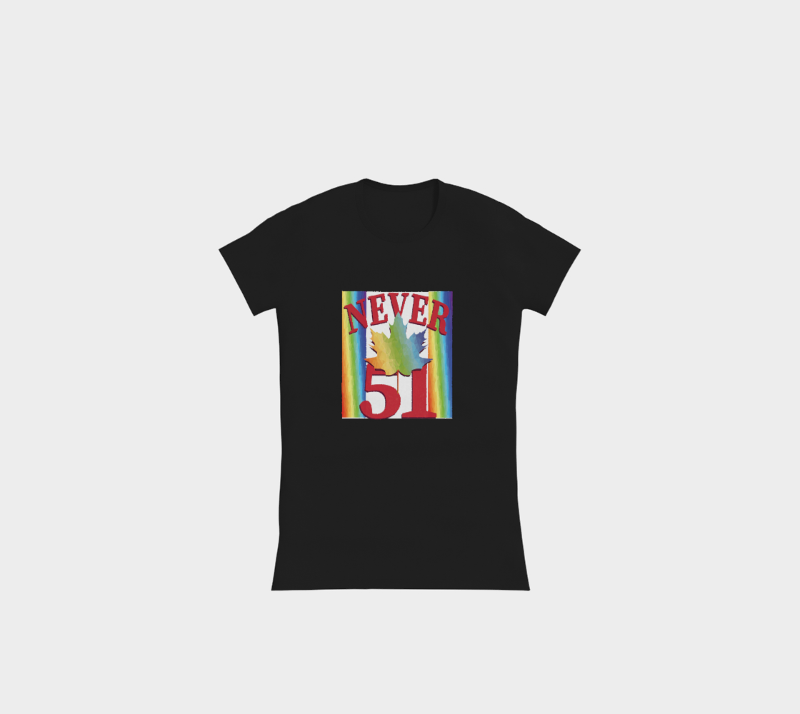 Never 51 PRIDE Slimline T-Shirt