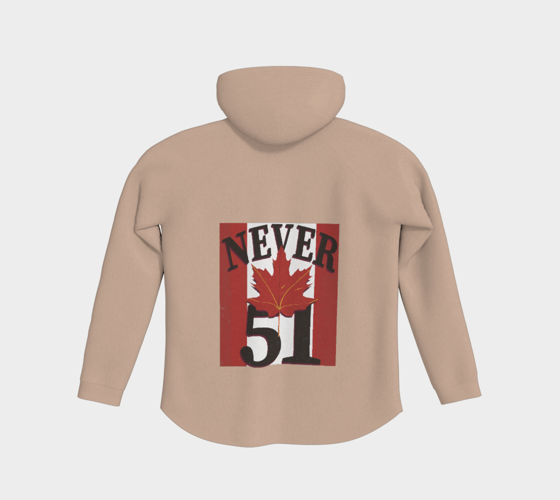Elbows Up Never 51 Light Pullover Hoodie
