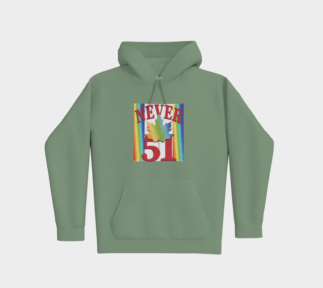 Never 51 PRIDE Premium Pullover Hoodie