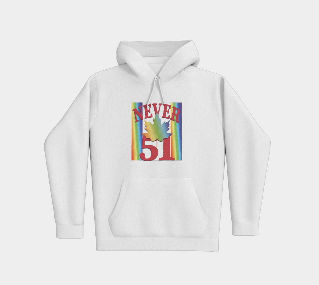 Never 51 PRIDE Premium Pullover Hoodie