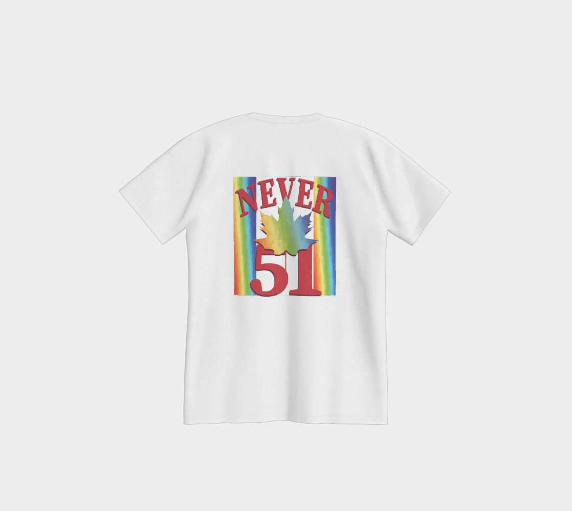 Elbows Up Never 51 PRIDE Premium T-Shirt