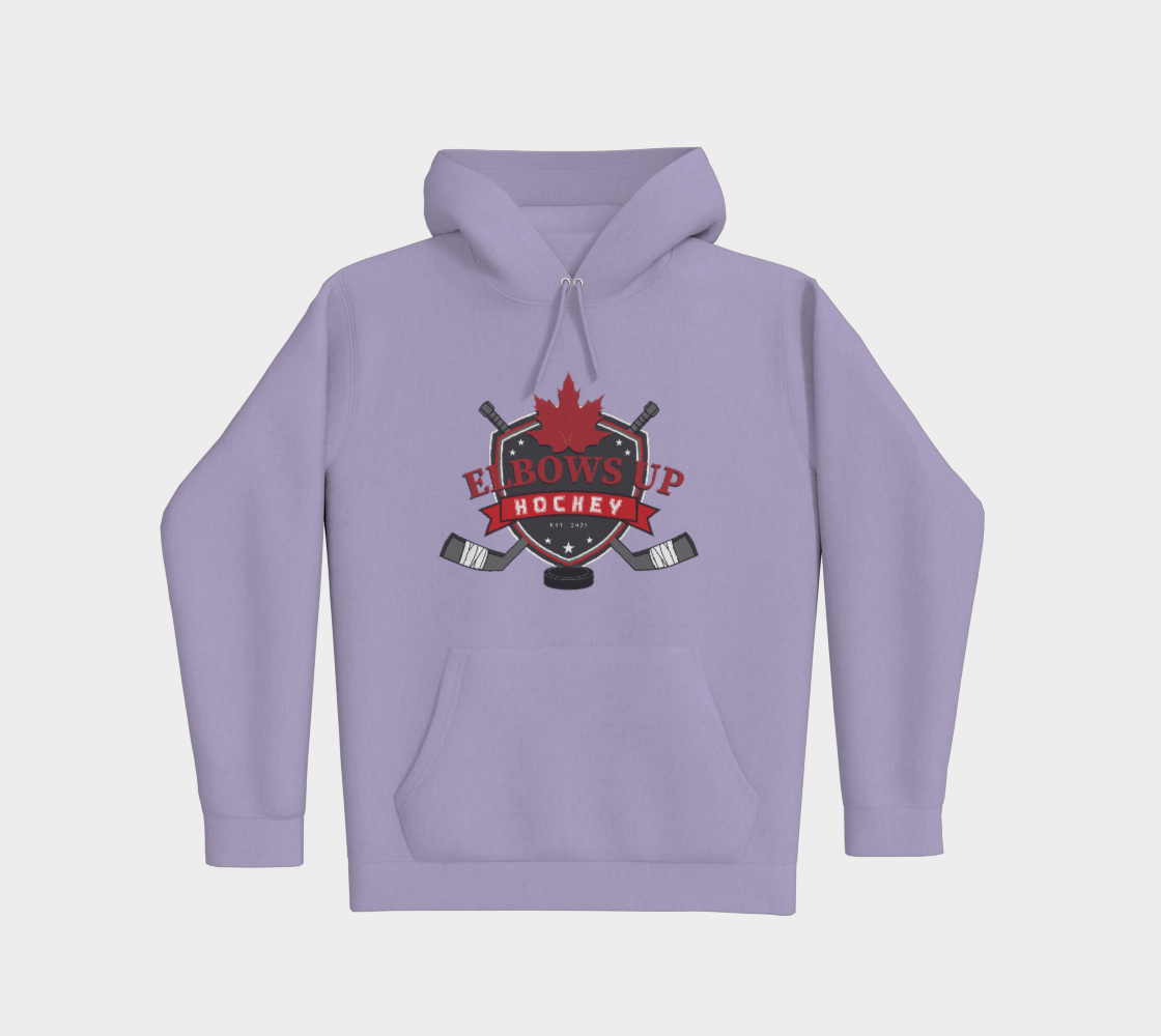 Elbows Up Hockey Premium Pullover Hoodie