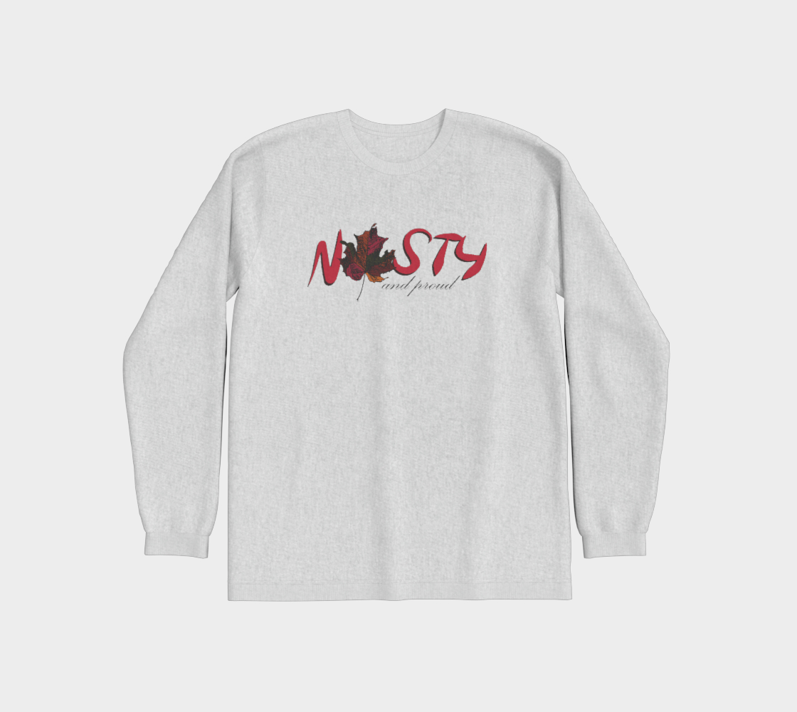 Nasty and Proud Premium Long-Sleeve Shirt Dark Outline