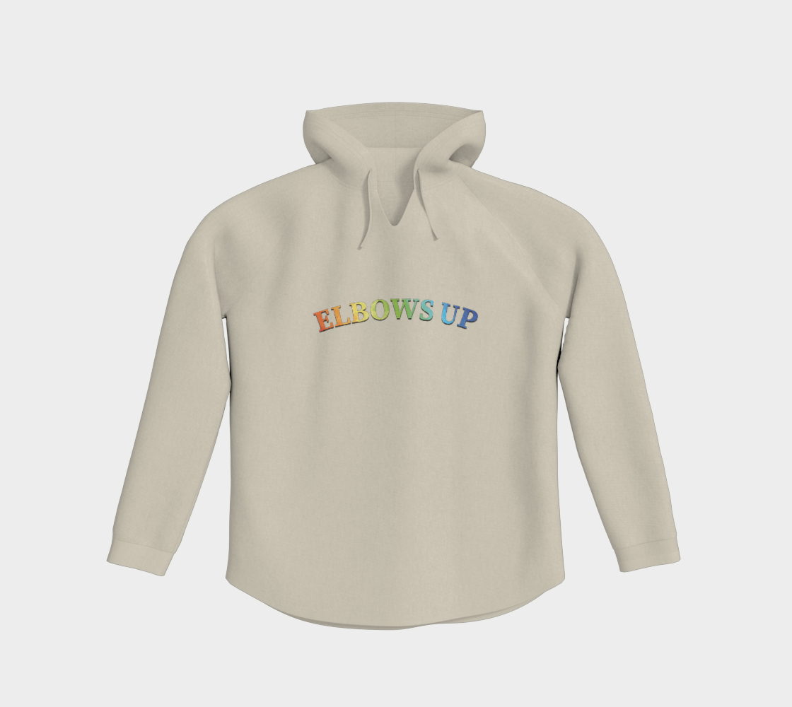 Elbows Up Never 51 PRIDE Light Pullover Hoodie