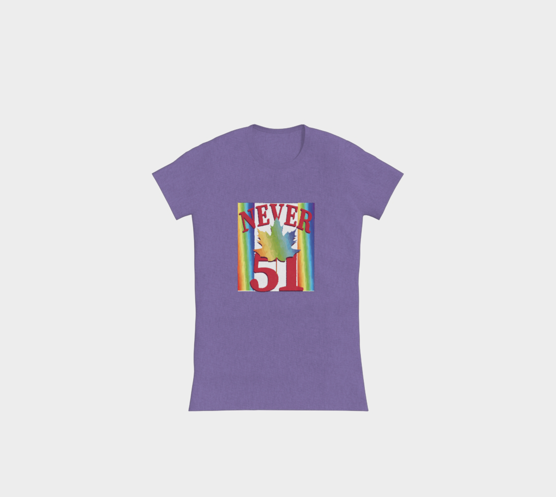 Never 51 PRIDE Slimline T-Shirt