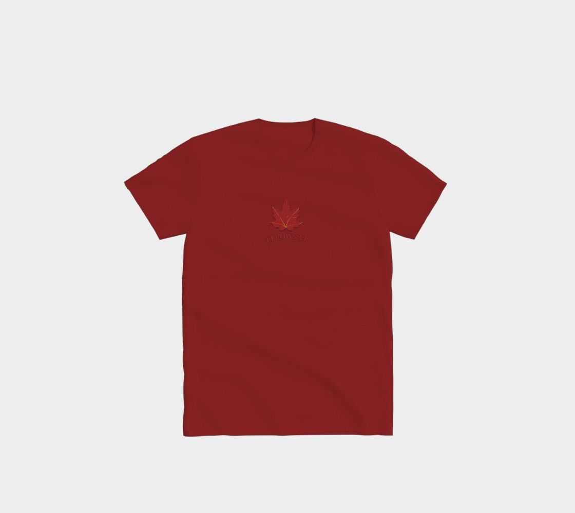 Elbows Up Leaf Minimal Comfort T-Shirt