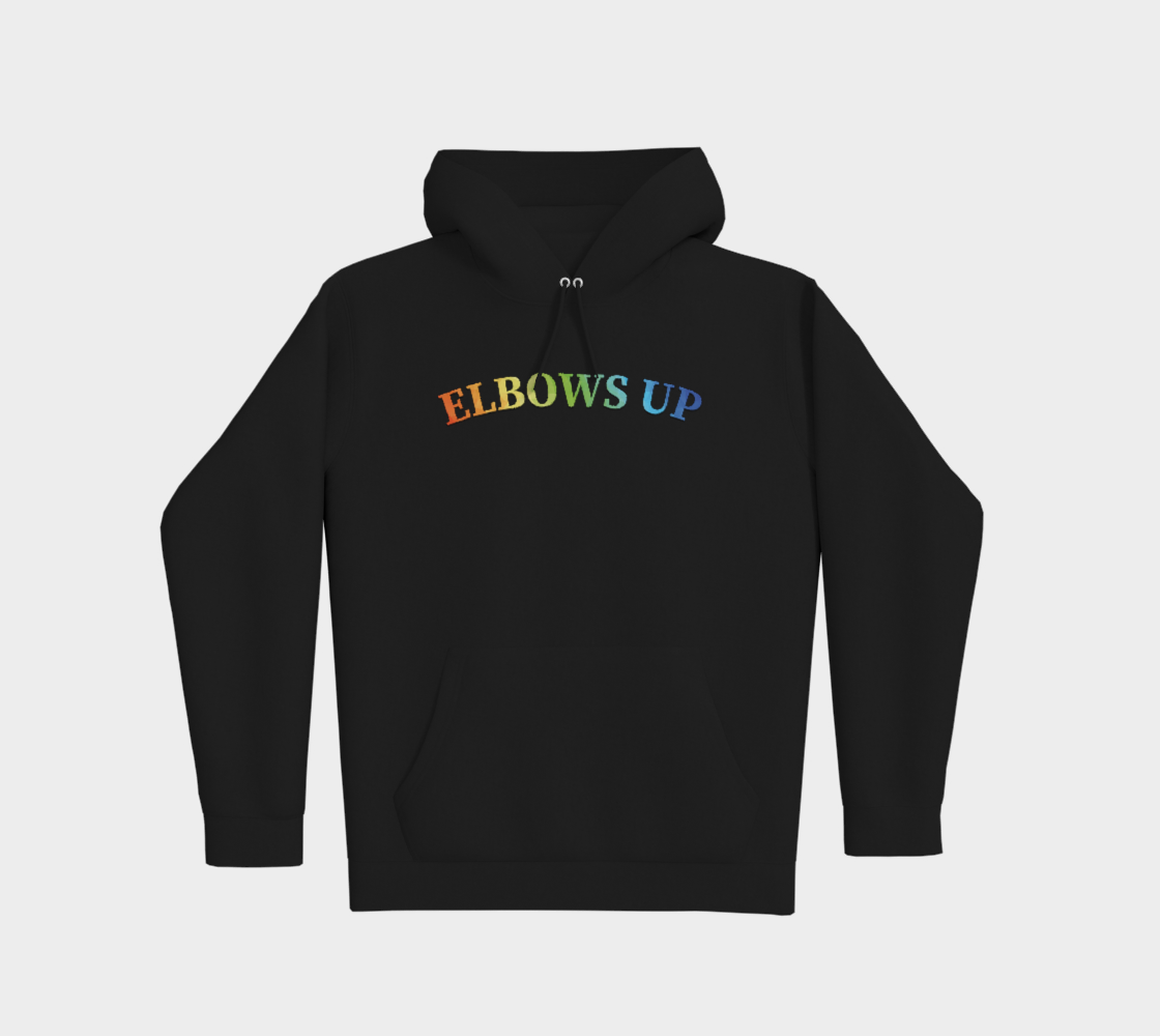 Elbows Up Never 51 PRIDE Premium Pullover Hoodie
