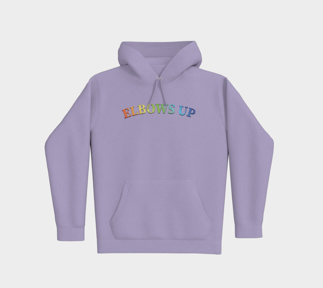 Elbows Up Never 51 PRIDE Premium Pullover Hoodie