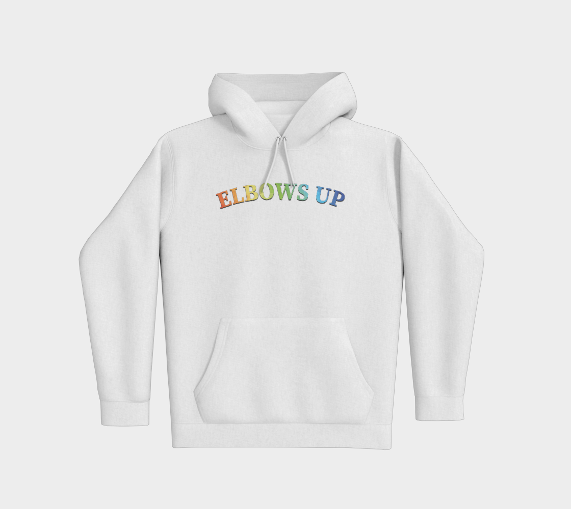Elbows Up Never 51 PRIDE Premium Pullover Hoodie